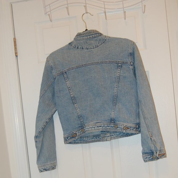 GAP Women's Light Blue Denim Jean Jacket Size M - Picture 4 of 8